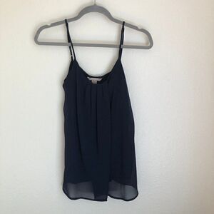 Banana Republic Flowy Navy Boho Tank Top - XS